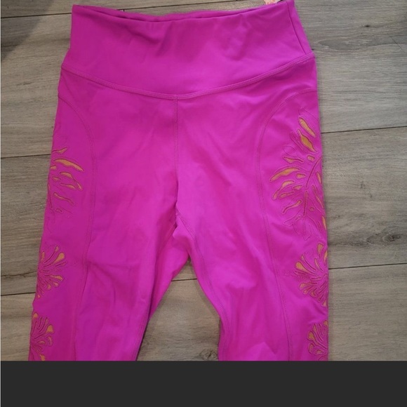 FREE PEOPLE FP MOVEMENT Palm Springs High Waist tropical bloom Leggings Medium - Picture 8 of 9